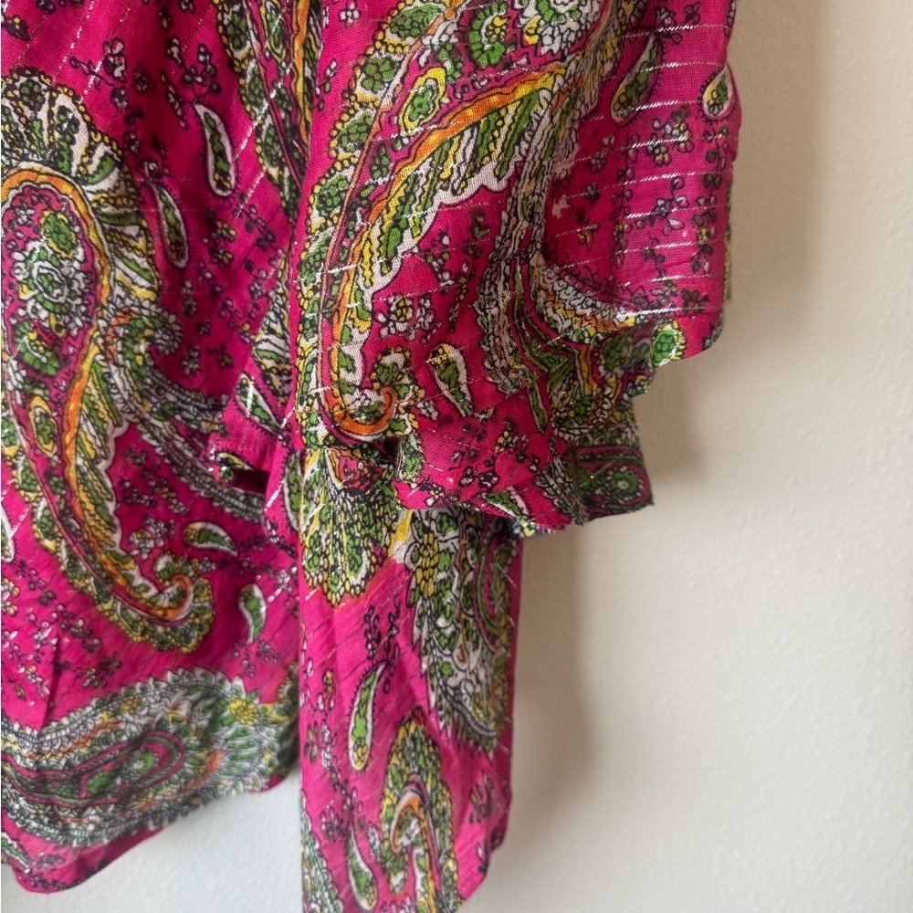 Uttam London Pink Paisley Skirt - Picture 4 of 9